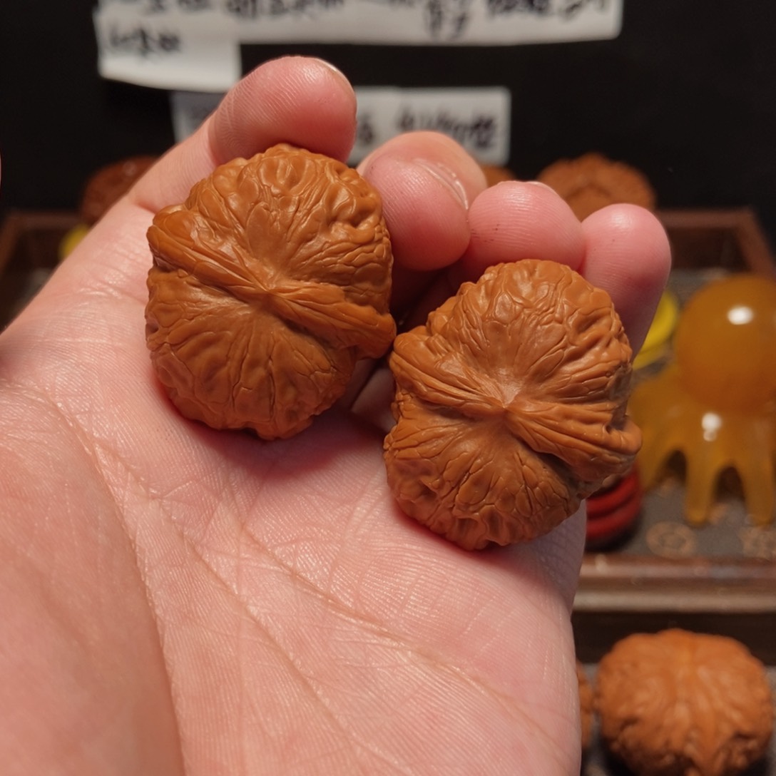 吊坠文玩核桃元宝37尺22