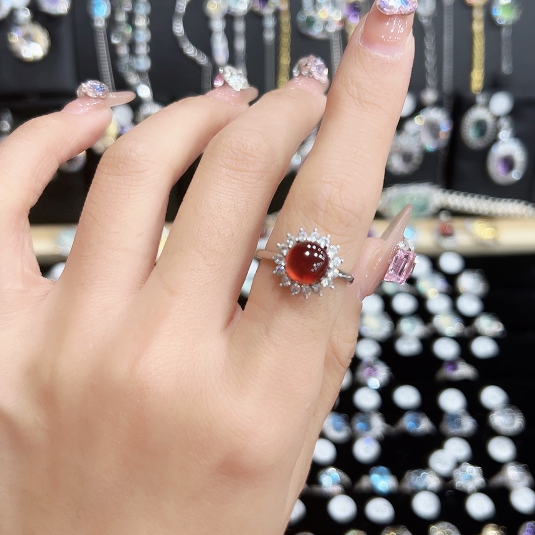 紫晶天然银S925镶嵌天然