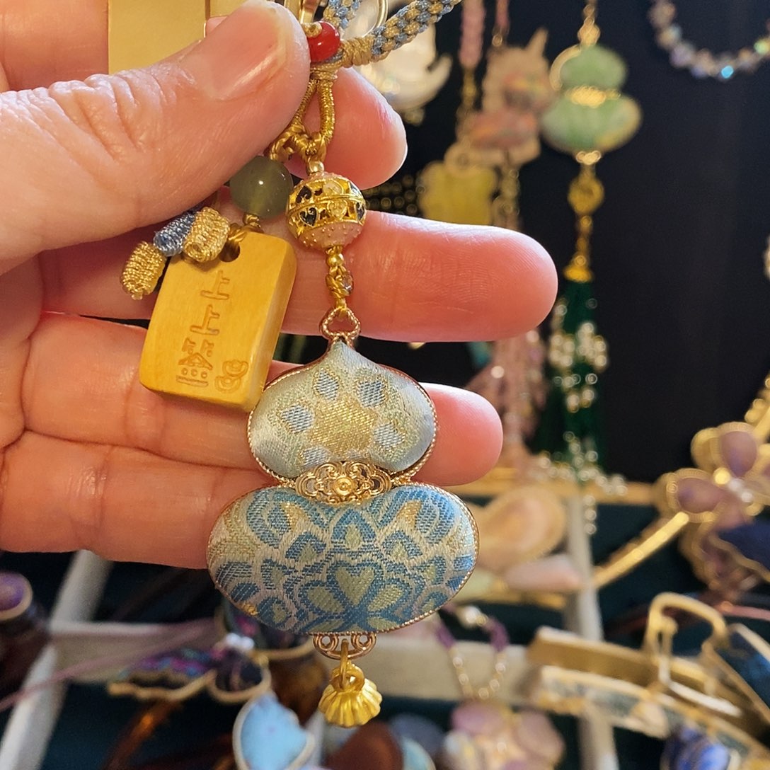 花岗石铁合金葫芦葫芦吊坠两用