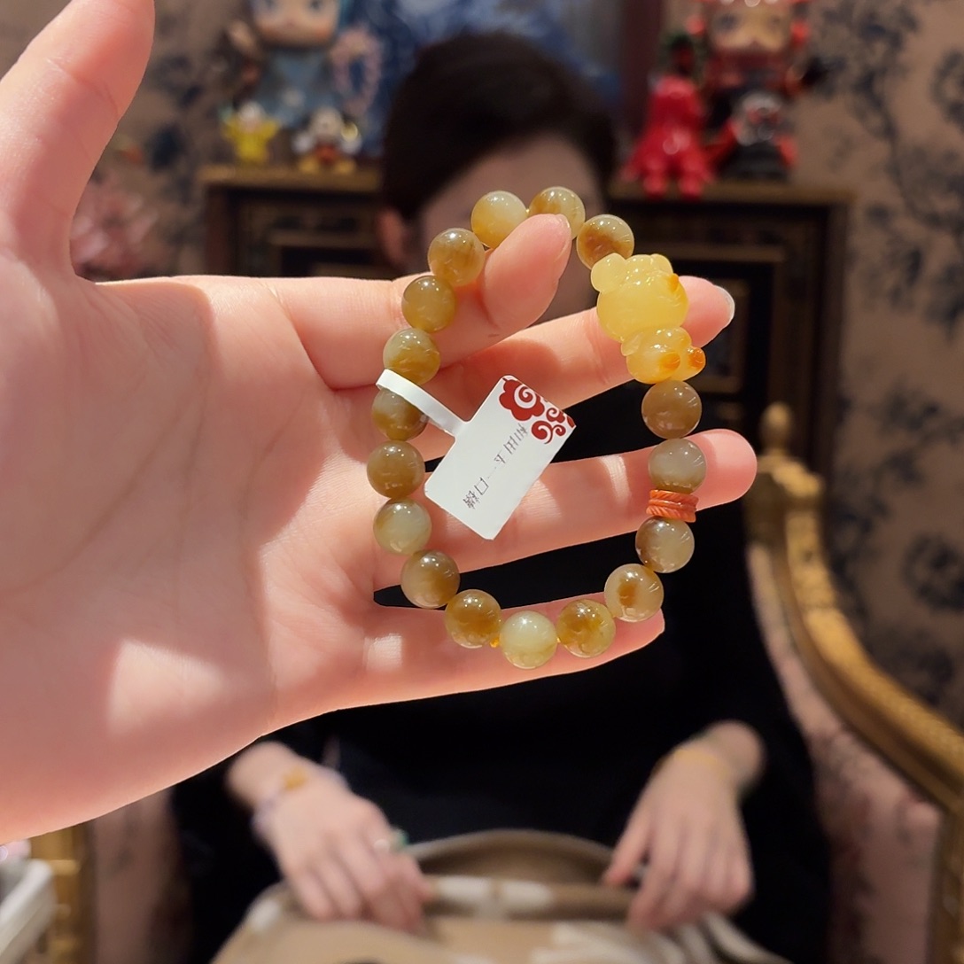 和田玉手串未镶嵌