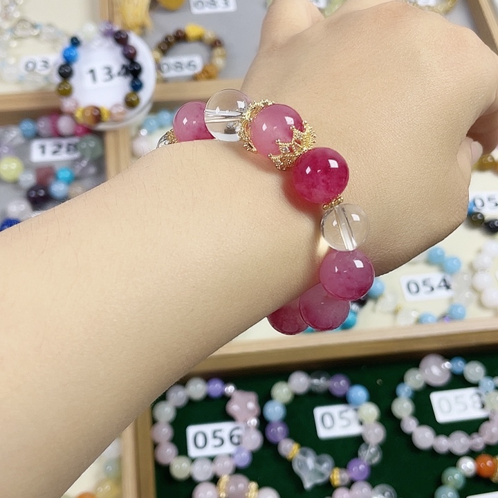 水晶手链银S925镶嵌