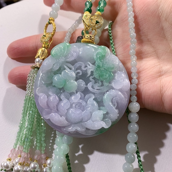 翡翠未镶嵌颈饰翡翠吊坠