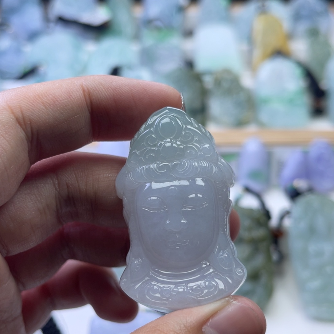 翡翠未镶嵌颈饰150