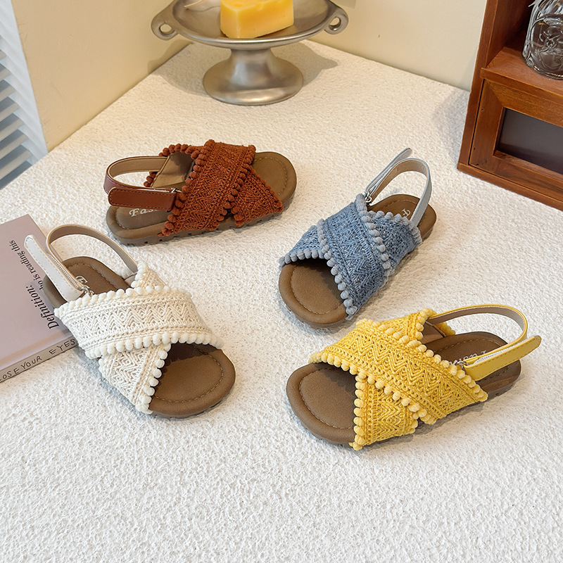 女童凉鞋夏季新款拖鞋女宝宝鞋子休闲大童鞋学生软底公主鞋童鞋