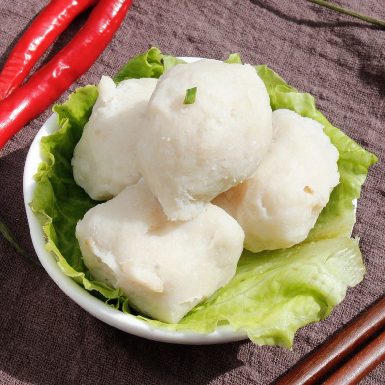 墨鱼丸精选3-5斤本港大墨鱼制作火锅食材正宗墨鱼丸子老牌美食