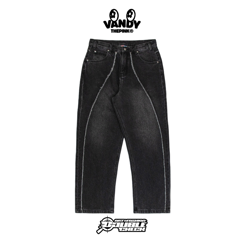 【DoubleCheck】VANDYTHEPINK Fray Denim Jeans 毛边牛仔裤