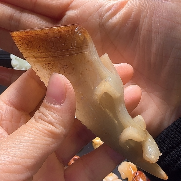 和田玉车挂未镶嵌