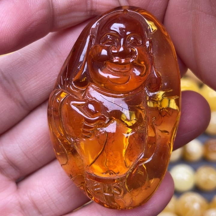裸石蜜蜡未镶嵌蜜蜡吊坠
