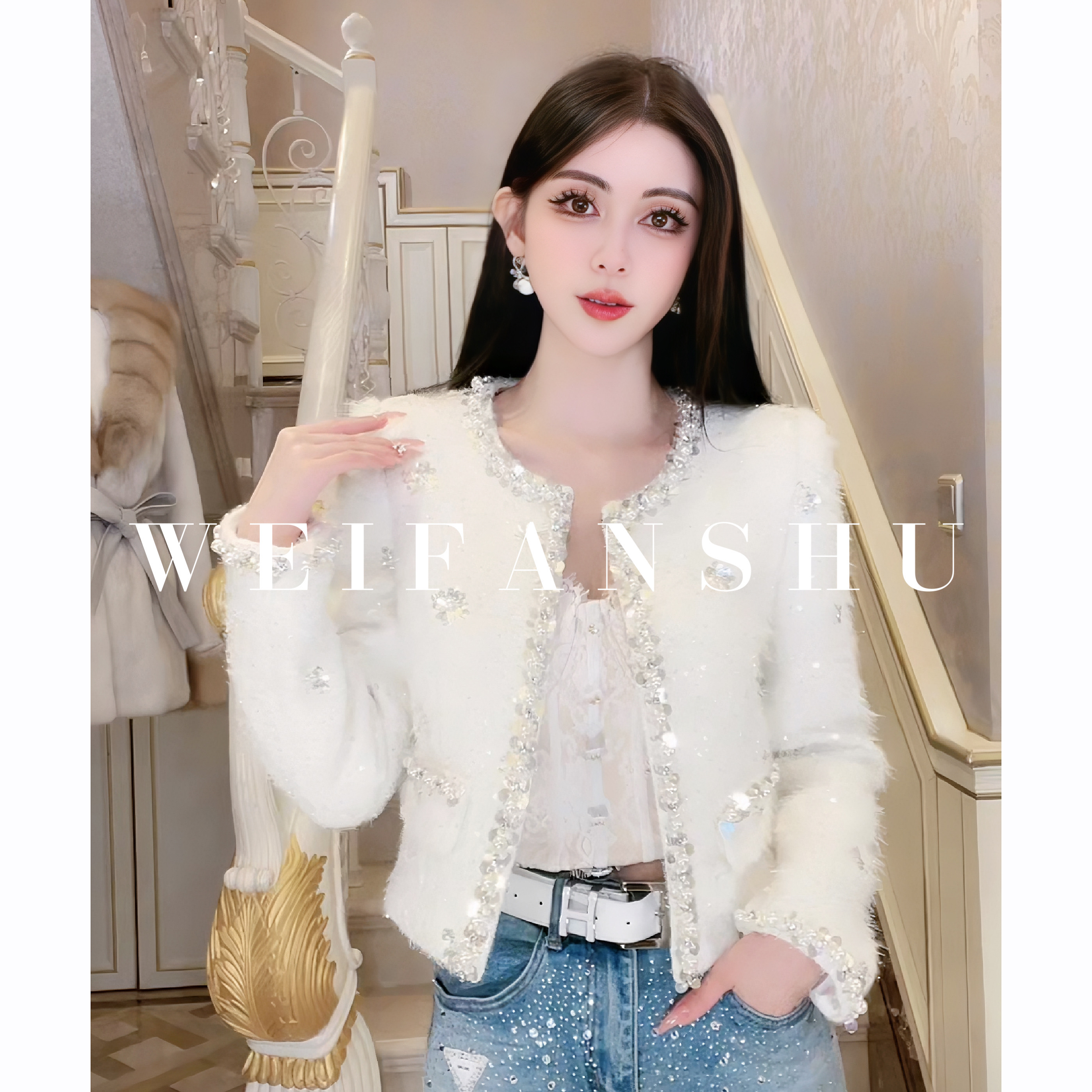 WEIFANSHU/魏凡舒【软心泡芙】小香风外套