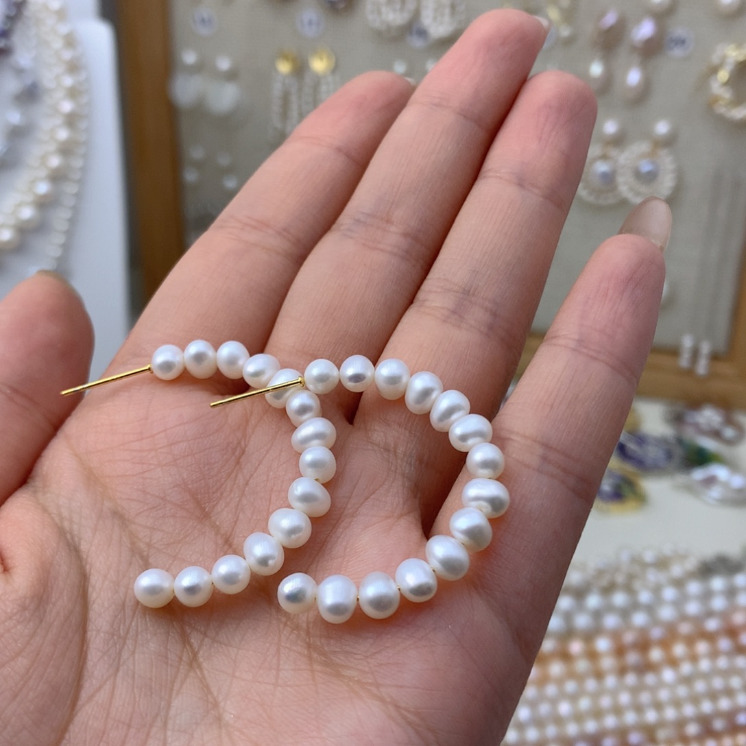 颈饰淡水珍珠合金
