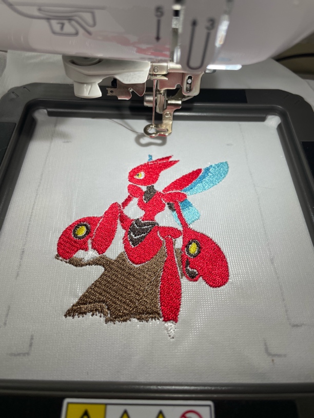 刺绣手工DIY杯垫布料缝制定制订制冰箱贴潮玩装饰