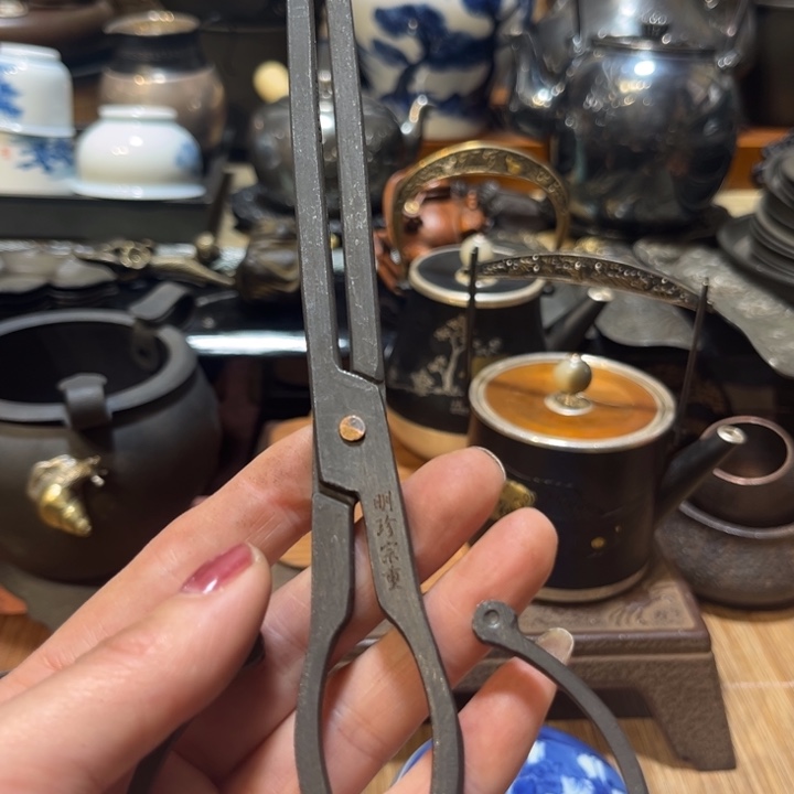 三***生铁中古工艺品摆件