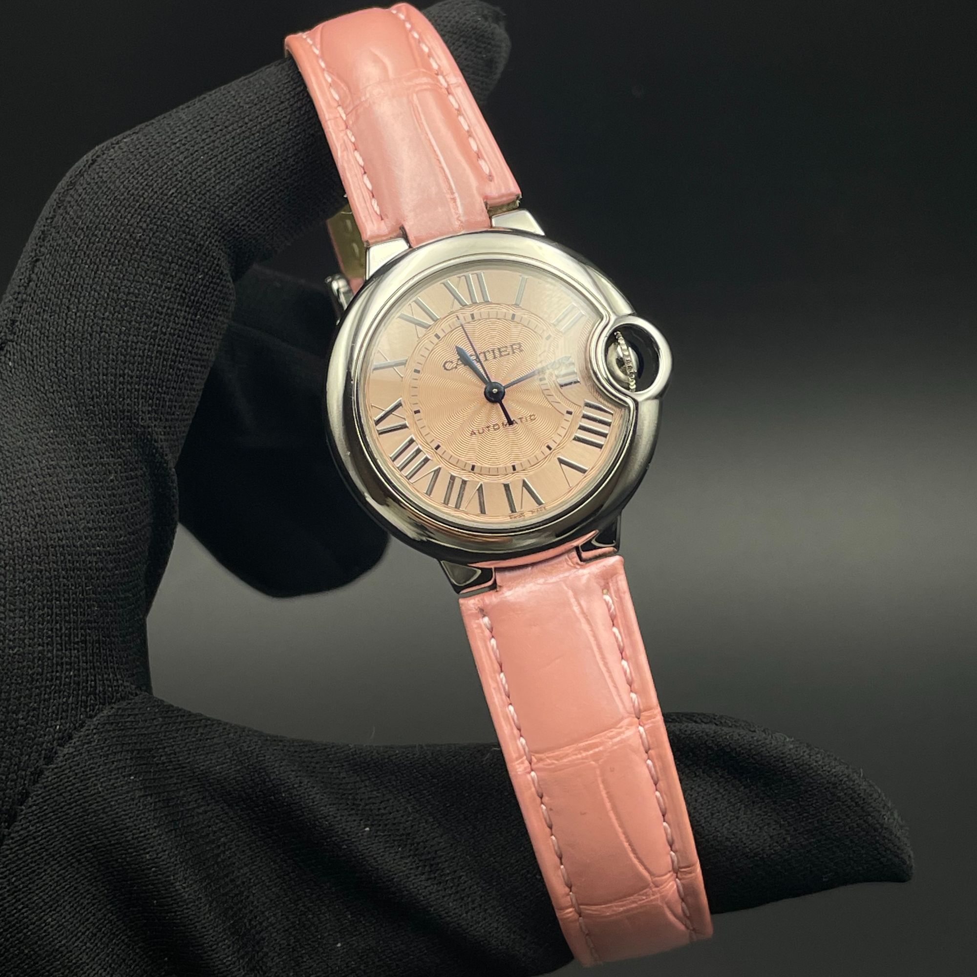 99新 Cartier/卡地亚 卡地亚粉盘蓝气球WSBB0002,21年全套无盒