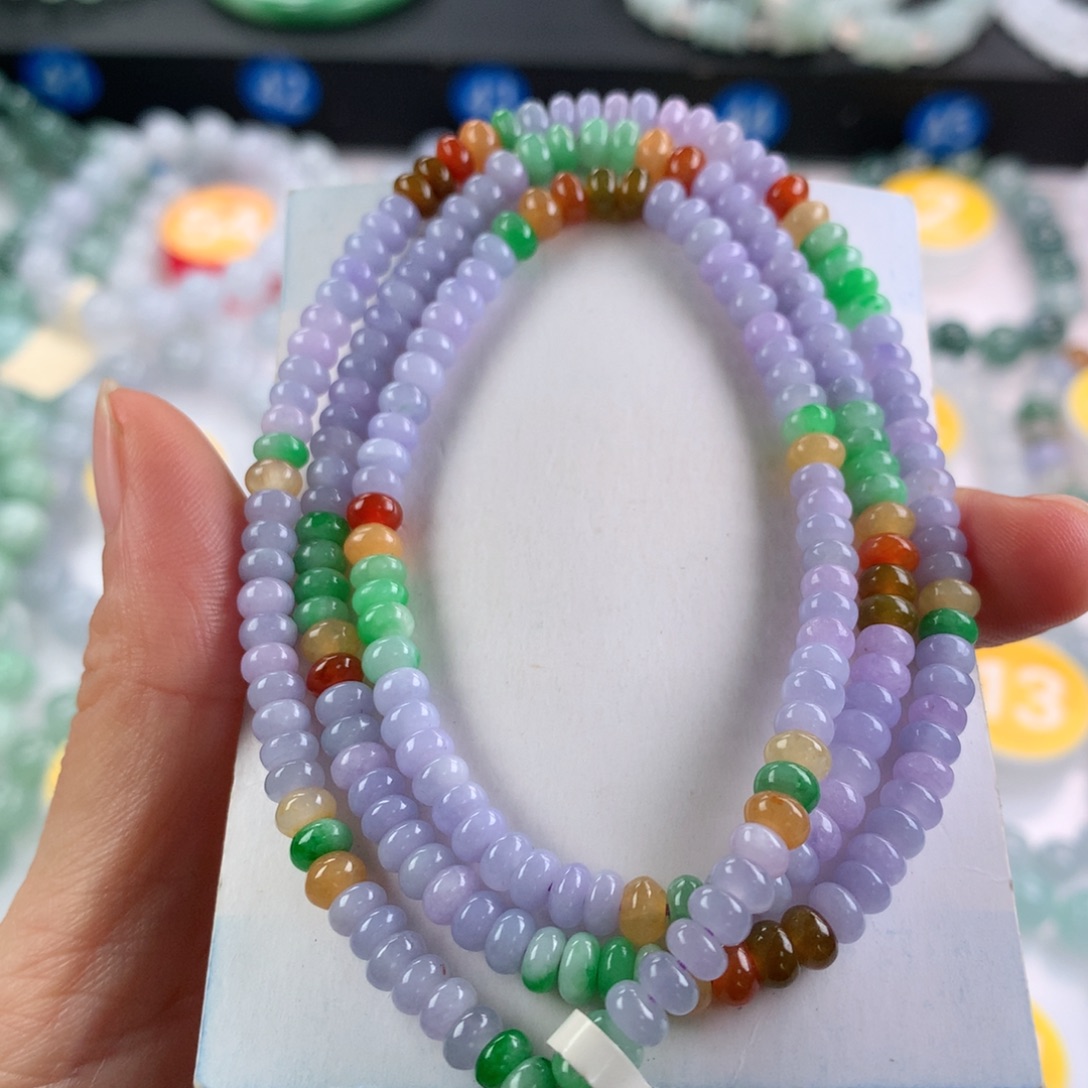 翡翠未镶嵌手链卡5