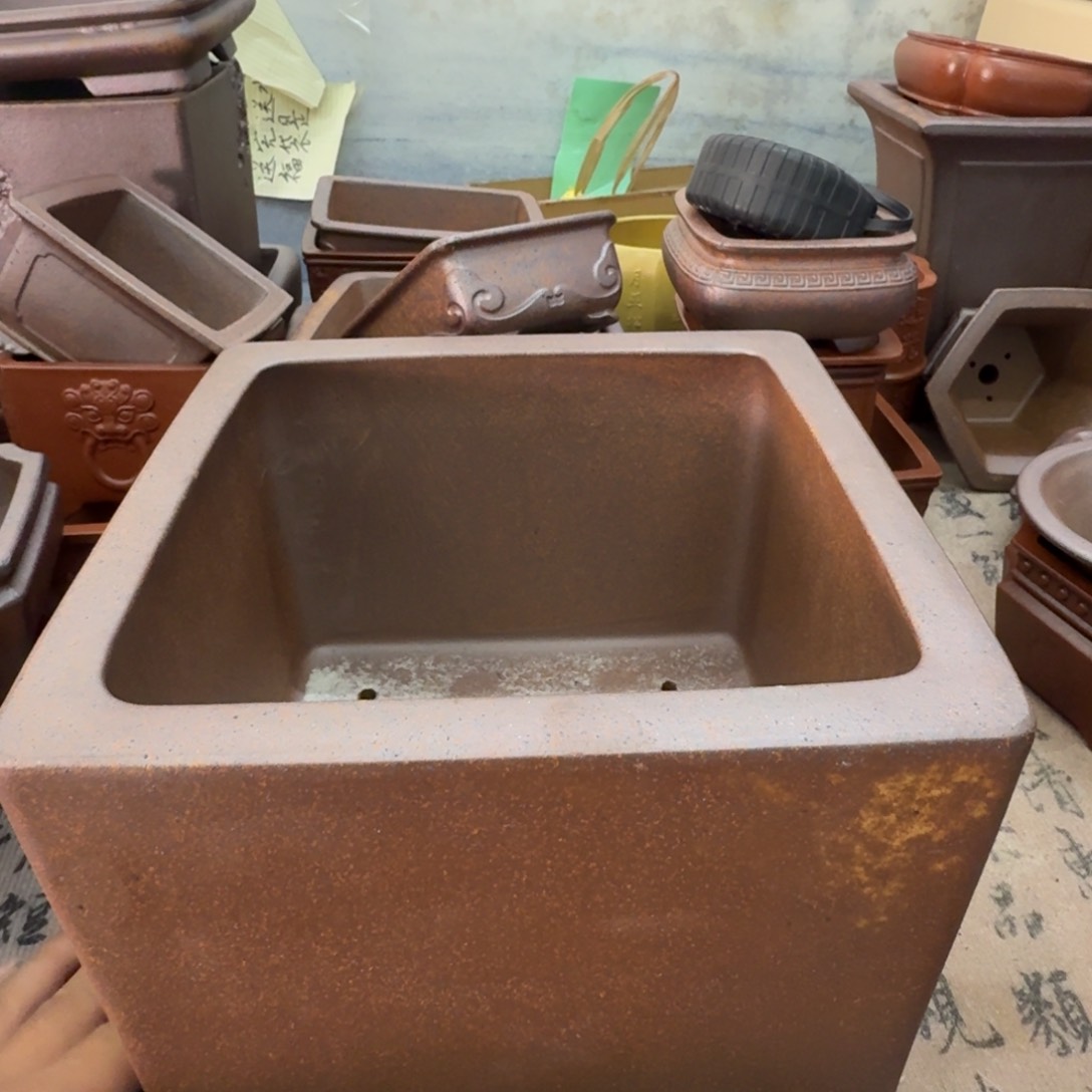 紫砂花盆宜兴紫砂正品20x14