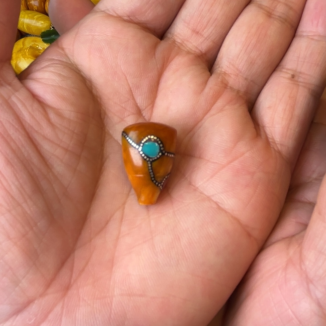 琥珀吊坠(不含链)未镶嵌