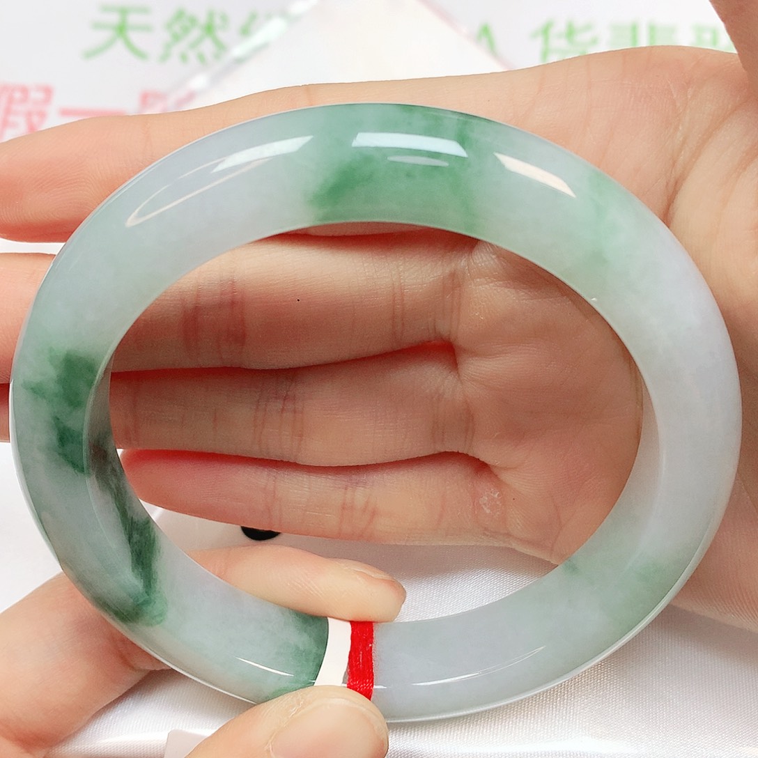 未镶嵌手镯翡翠快*乐翡翠手镯62