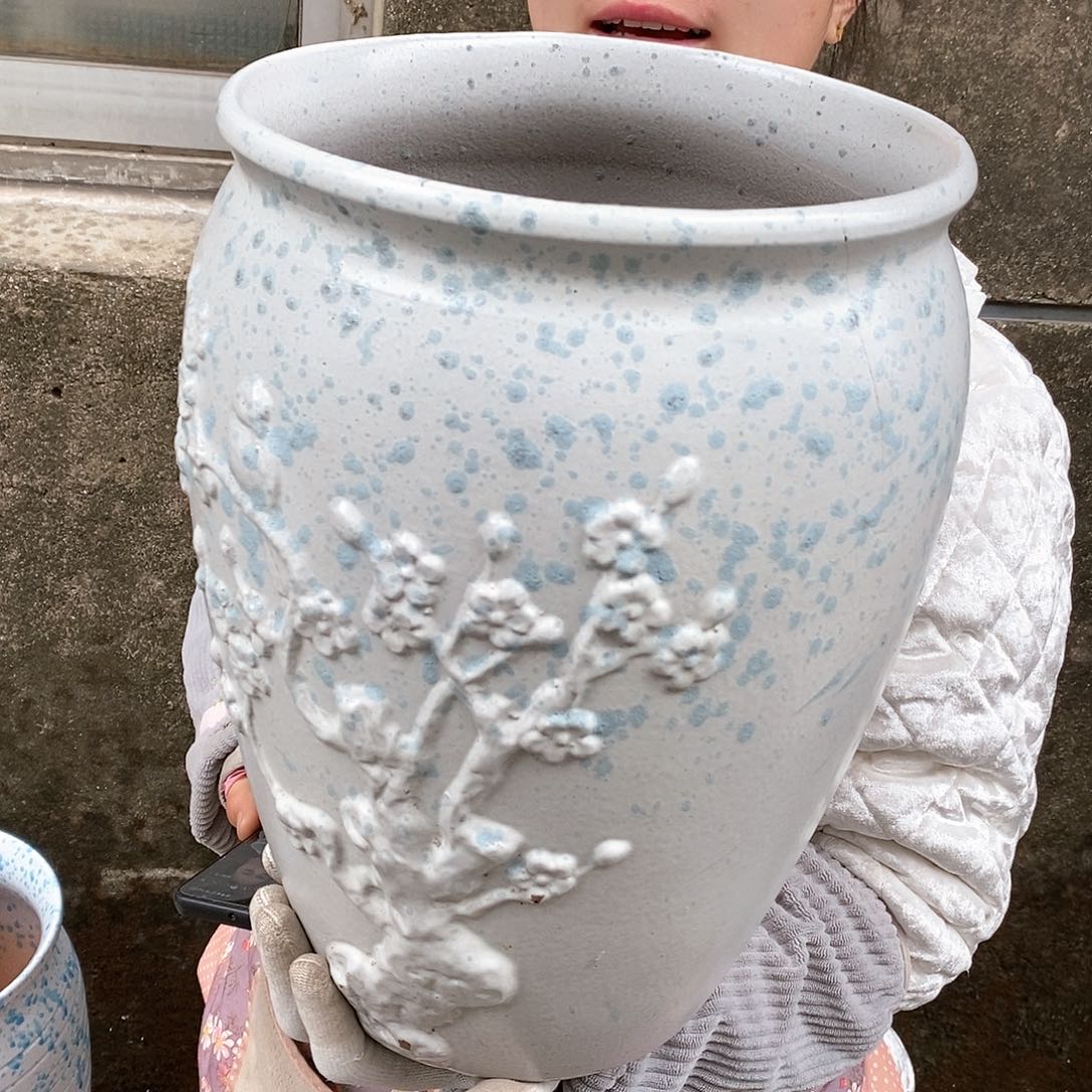紫砂花盆正品口25高35
