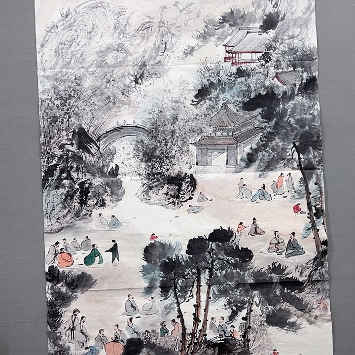 国画惋*傅云石老师作品国画