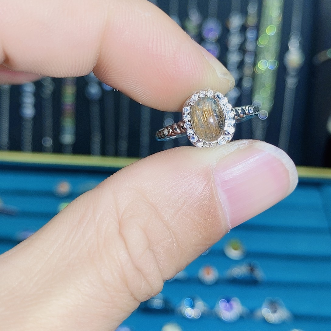 紫晶珠宝半成品银S925镶嵌