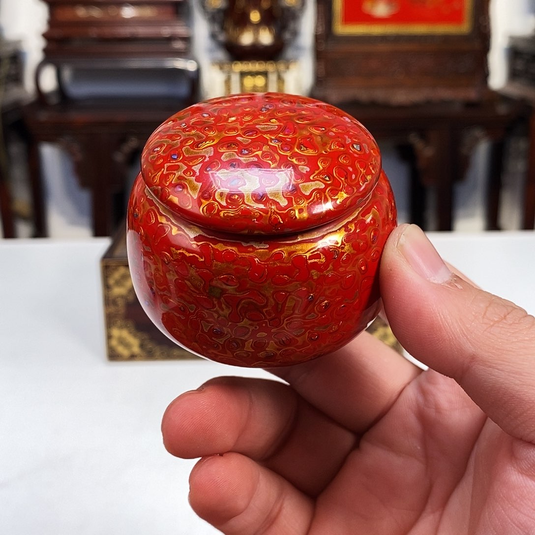 紫檀木类成套家具小叶紫檀罐