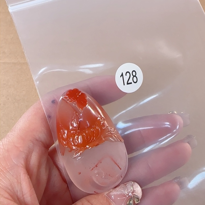 南红玛瑙颈饰未镶嵌原矿无优化无裂吊坠