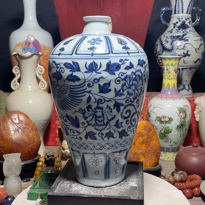 瓷片青花瓷器手工制作