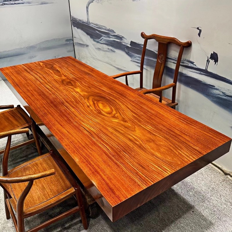 实木大板茶桌会议桌办公桌整木整切