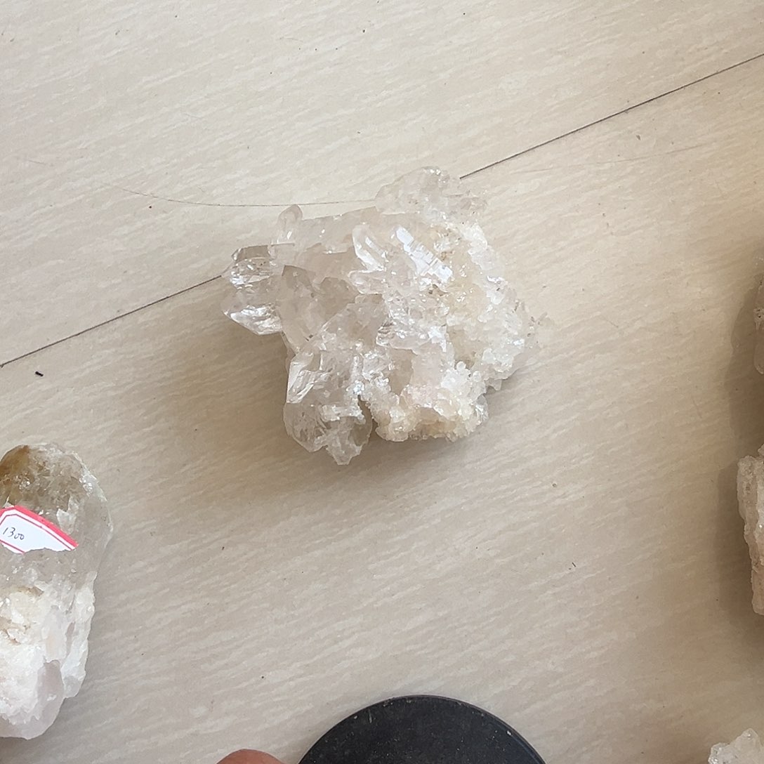 天然水晶簇摆件未镶嵌水晶貓*