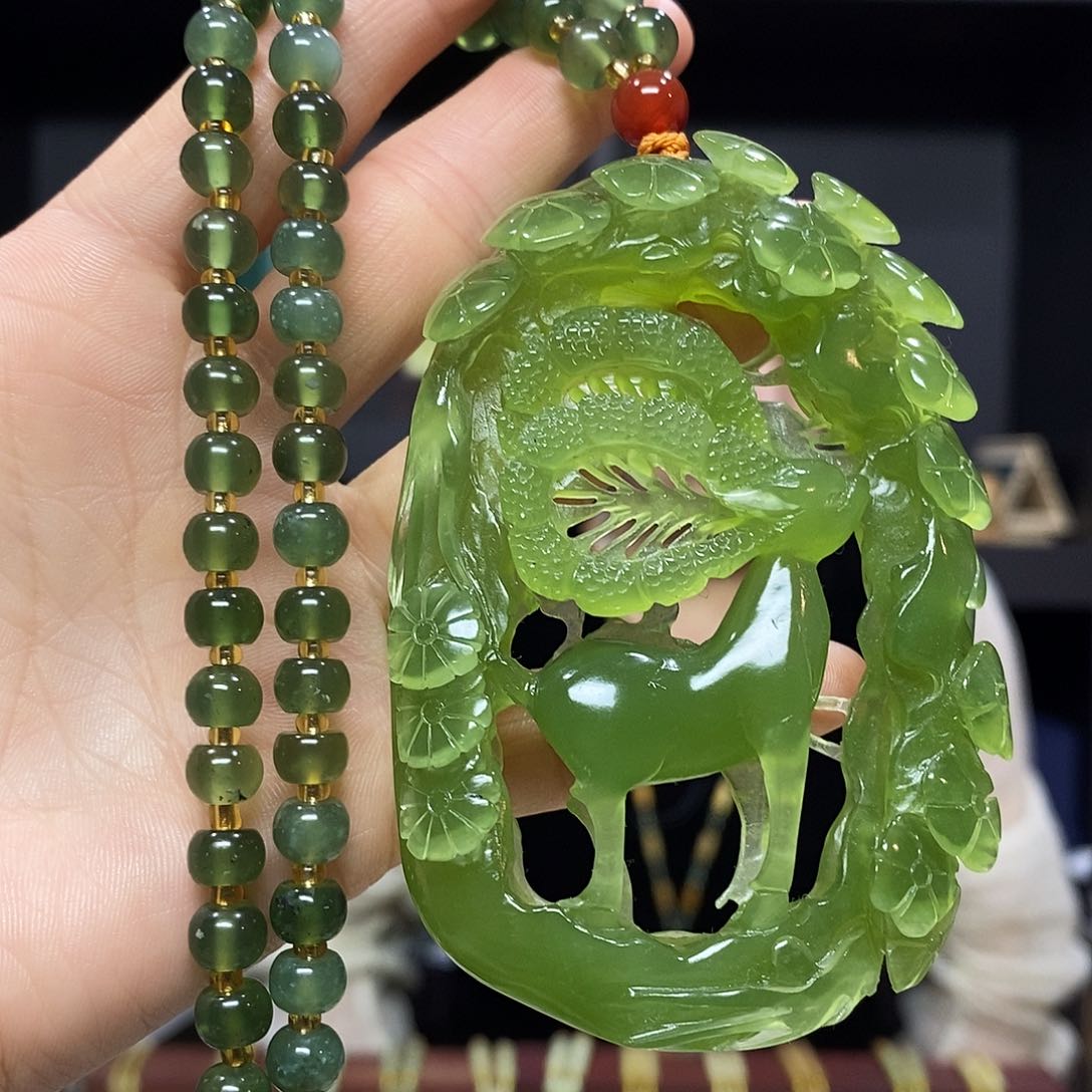 岫玉挂件吊坠未镶嵌