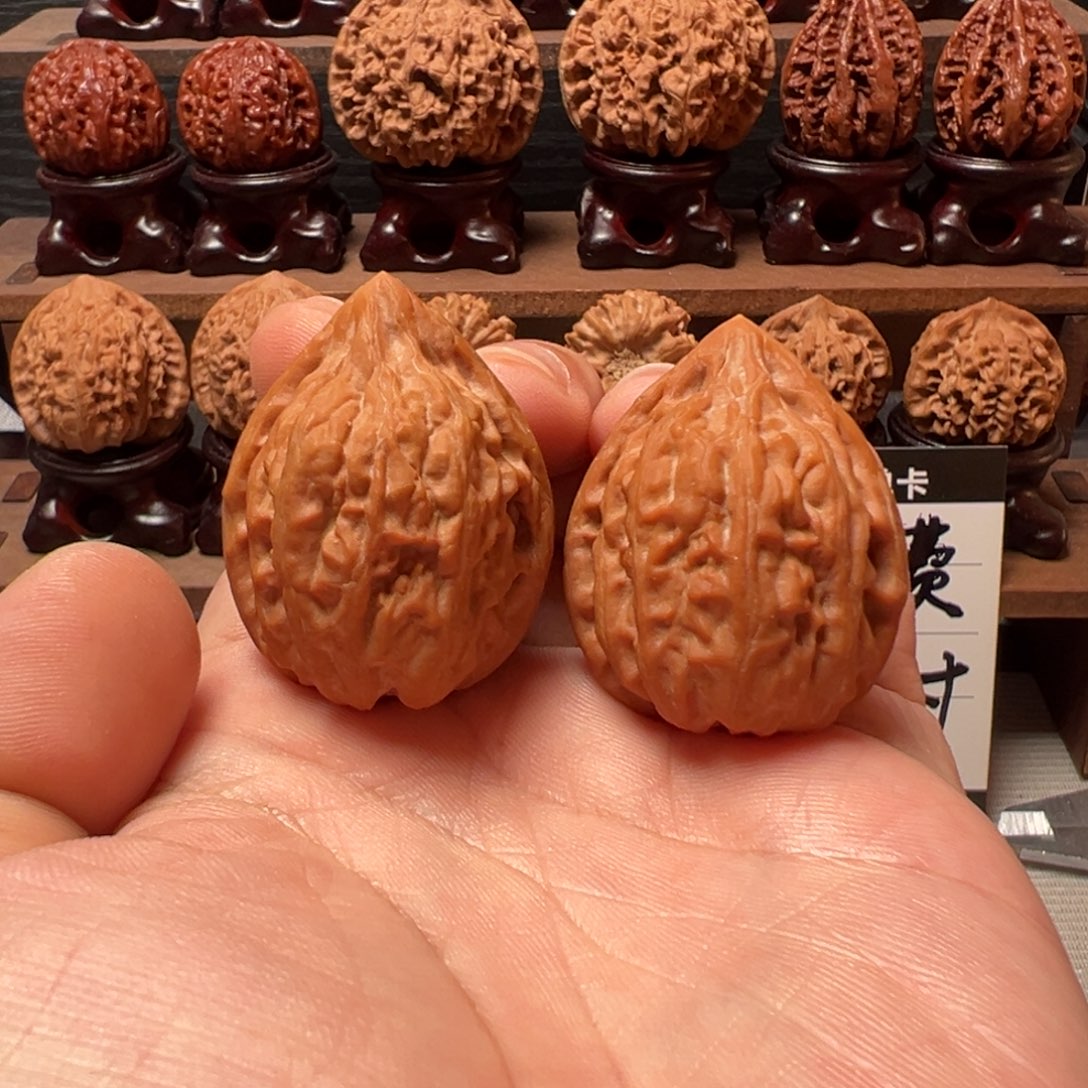 把件文玩核桃33瓷瓶鸭嘴