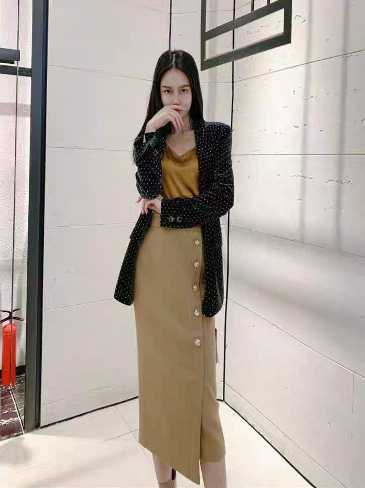 中长裙名媛常规款成人显瘦高腰半身裙不退不换1200252