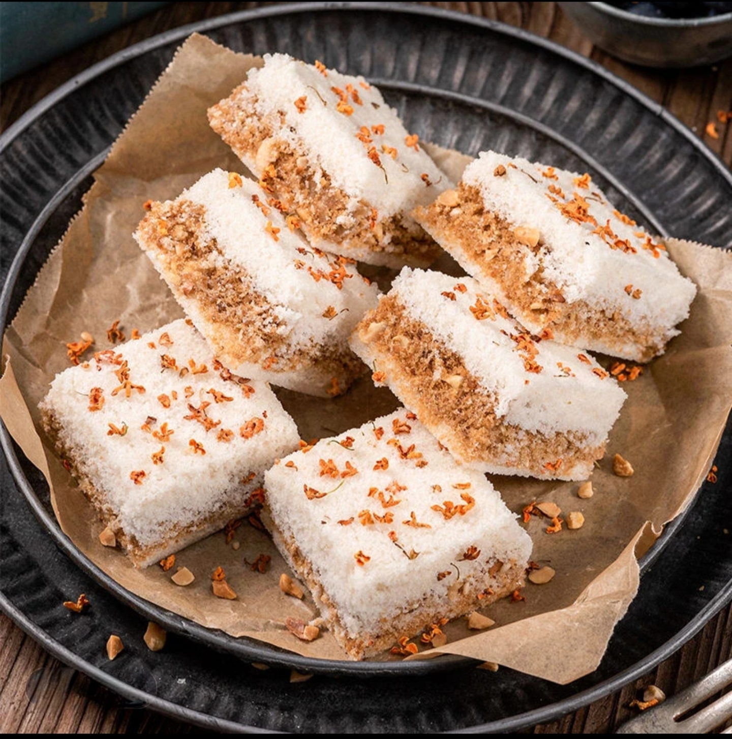 【人气热销】桂花米糕买一送一老式桂花糕浙江特产网红茶点早餐250g