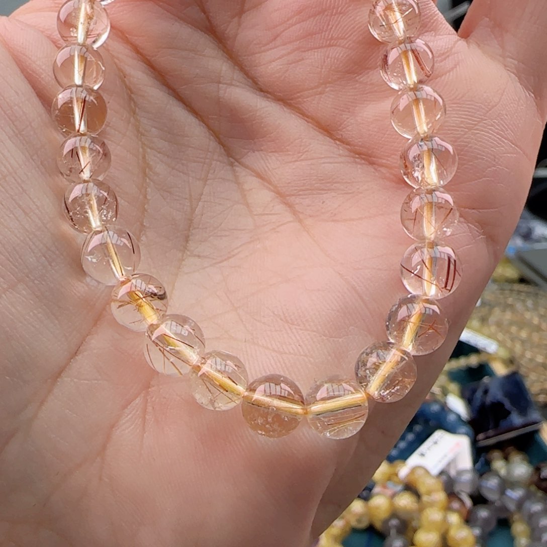 水晶手链未镶嵌手串