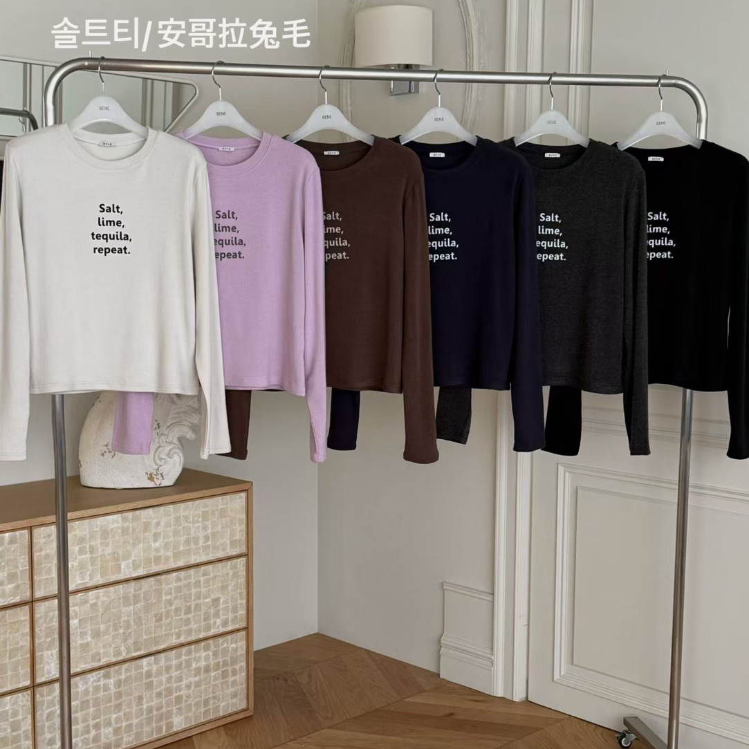 【小倩家】东大门圆领字母显瘦T～NO退换