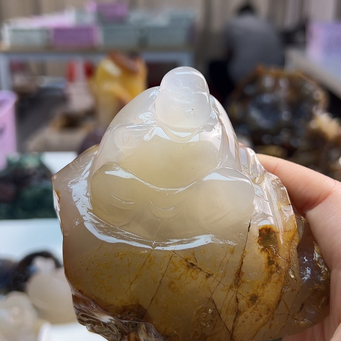 玛瑙/玉髓未镶嵌吊坠(不含链)