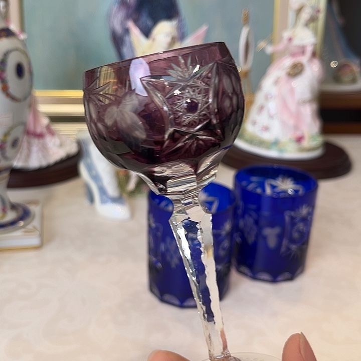 杯 欧洲中古瓷器摆件