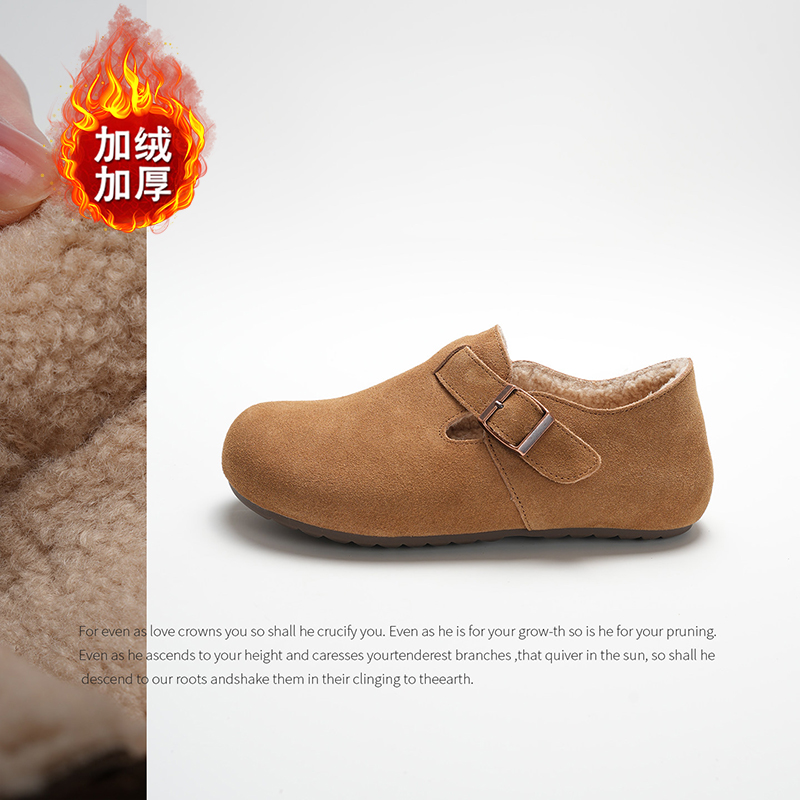 舒适女鞋百搭休闲时尚女士秋冬保暖新款女勃肯鞋穆勒女鞋百搭1207