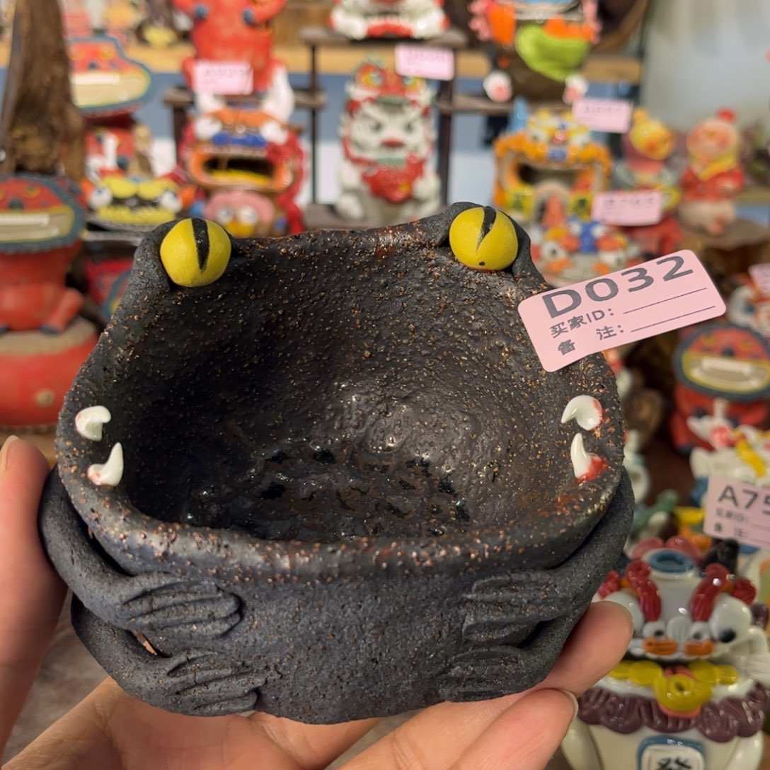 泥塑纯手工茶宠摆件