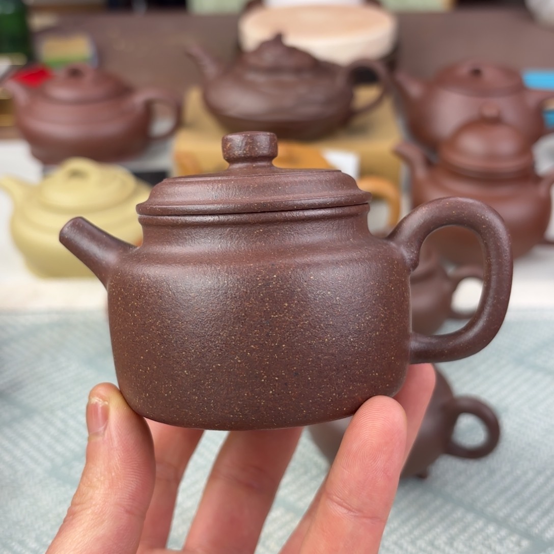 紫砂茶壶农*德忠 手工泥 40目 130cc