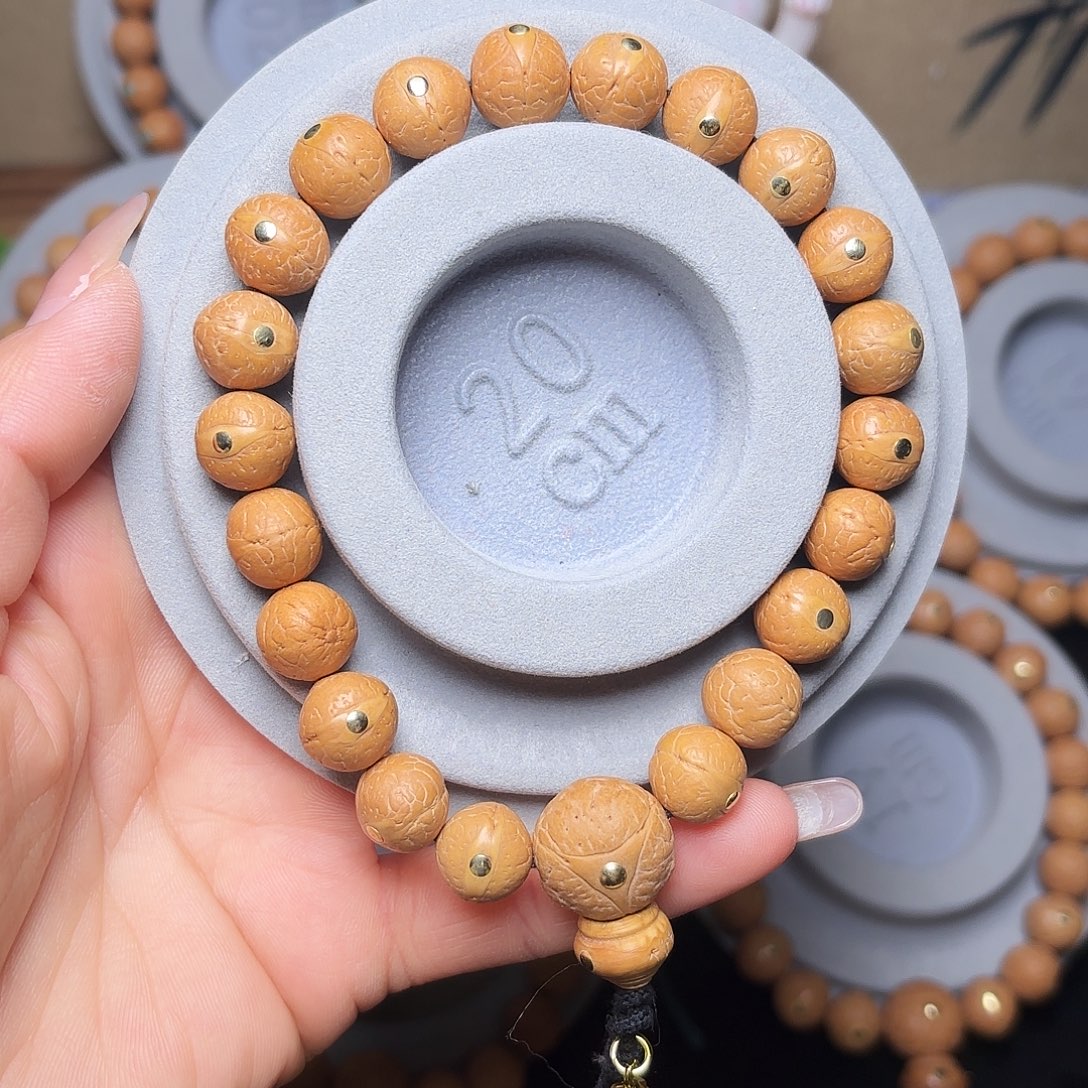 中***业凤眼菩提吊坠手串，新