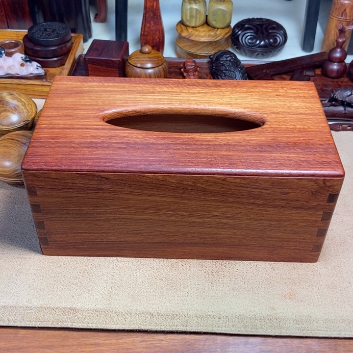 大果紫檀（缅甸花梨）纸巾盒