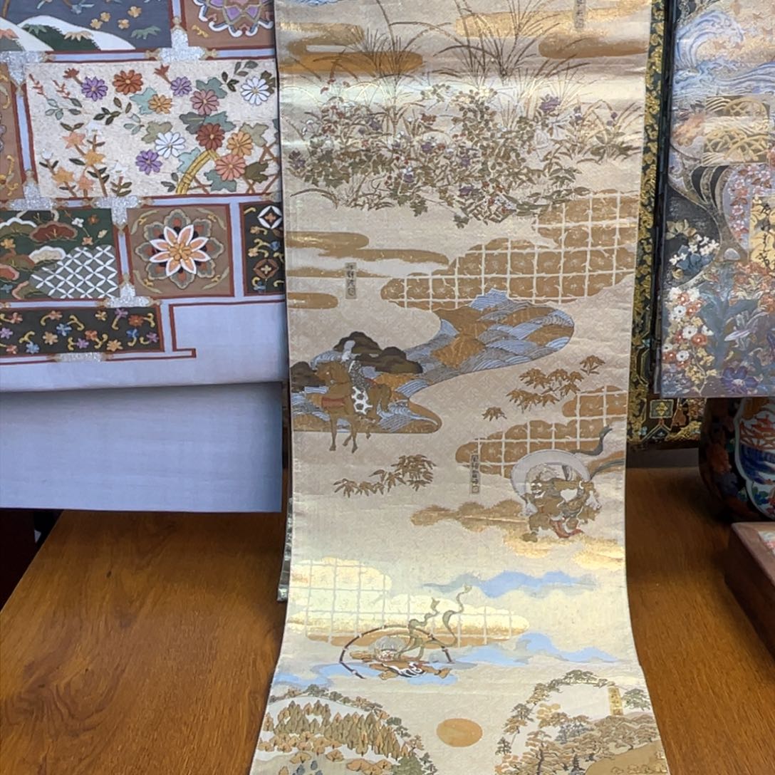 织绣双面全通风景