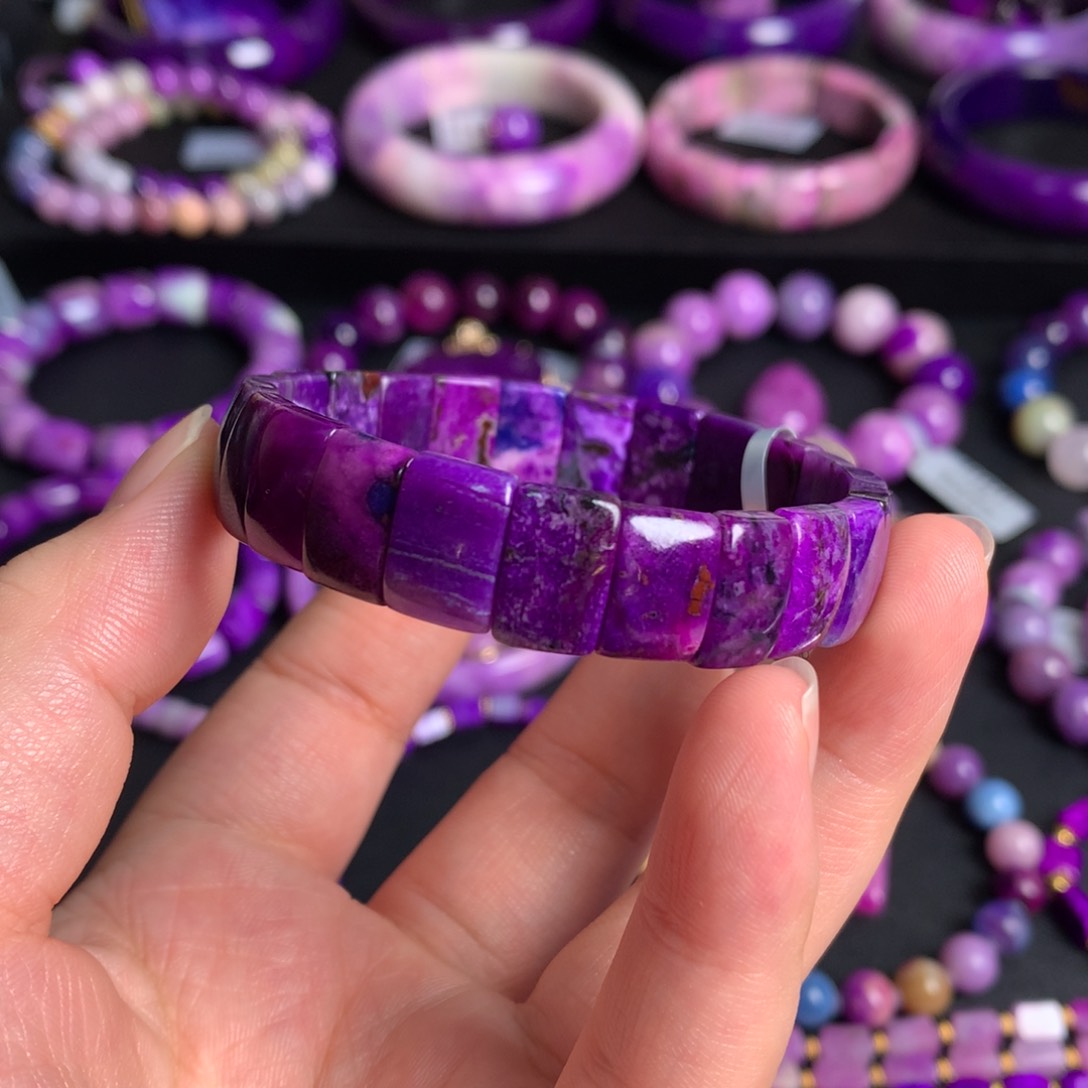 未镶嵌苏纪石（舒俱来）紫樱花牙排