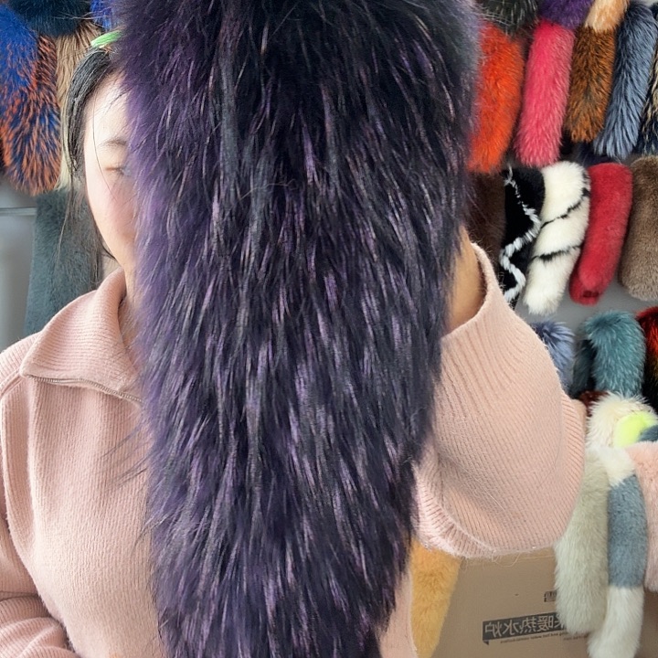 j***h硅胶真皮真毛黑点紫