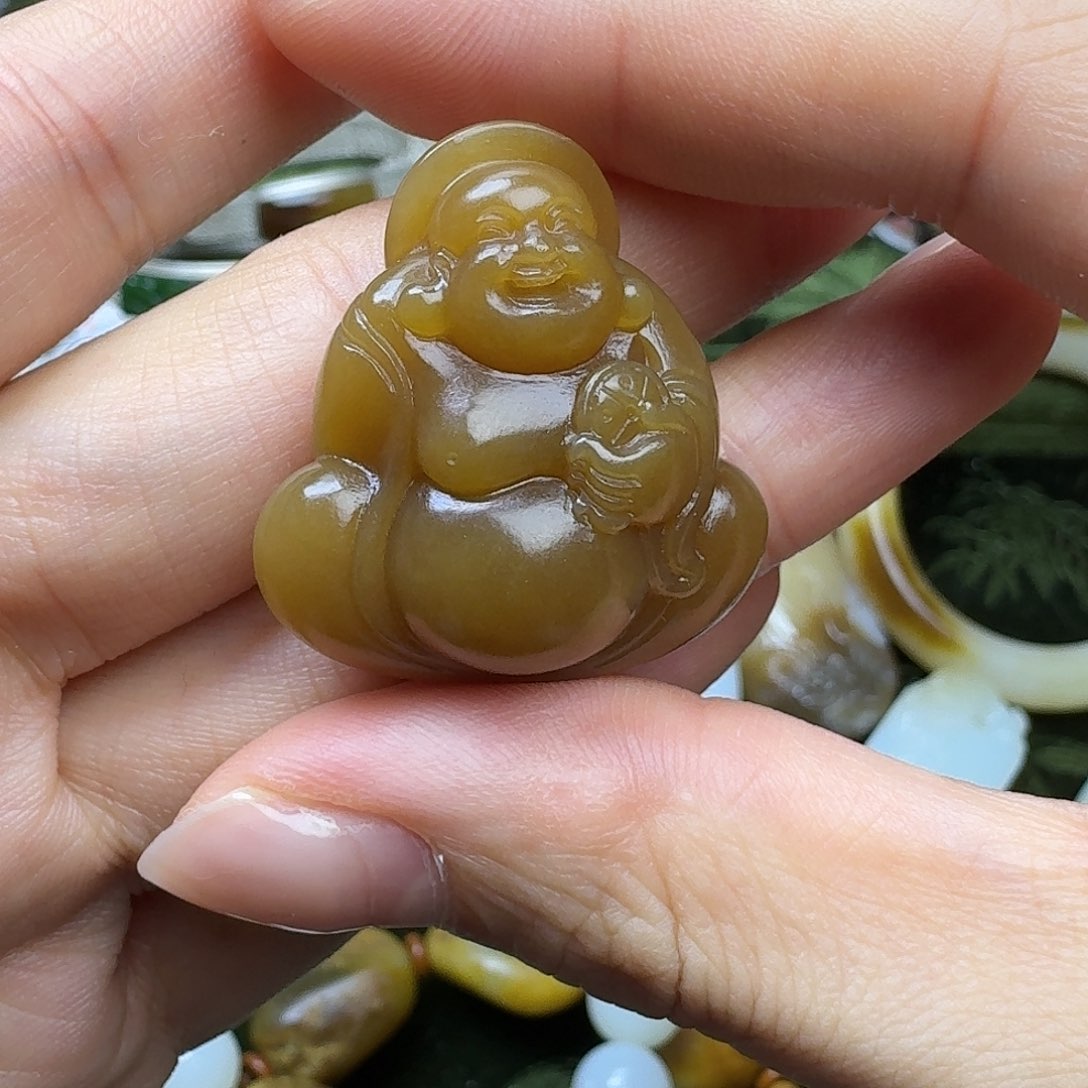 和田玉颈饰未镶嵌