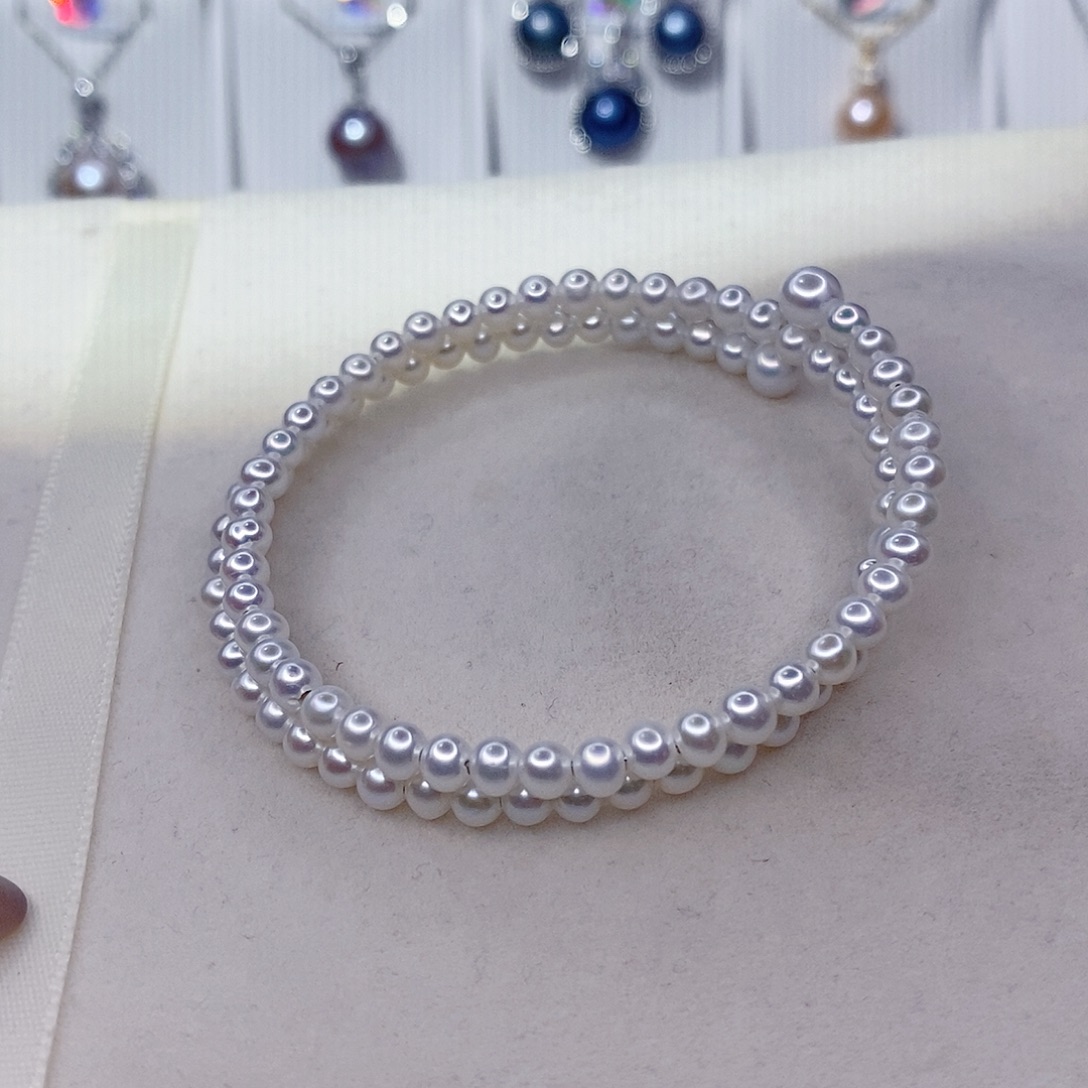 鱼***鱼淡水珍珠未镶嵌手镯