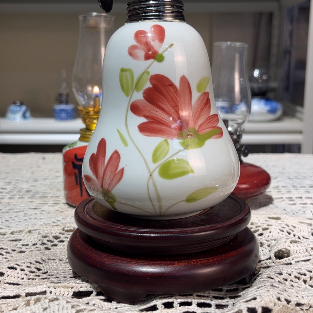 摆件景德镇陶瓷香薰灯