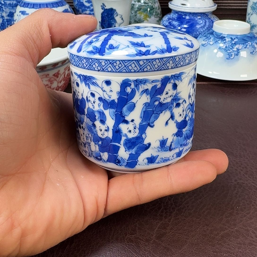 瓷片海**藏当代景德镇陶瓷手绘茶具