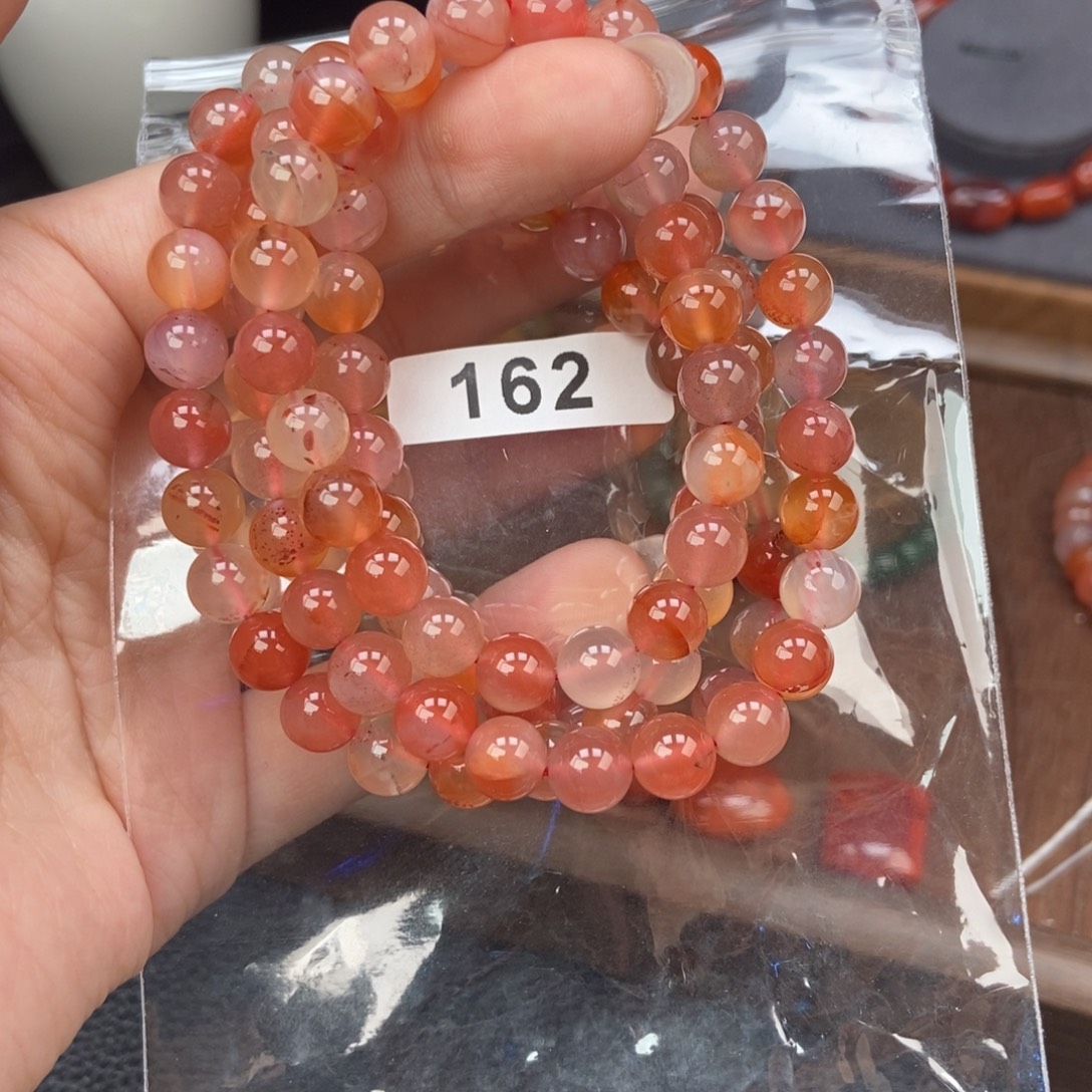 南红玛瑙未镶嵌手链卡7.7